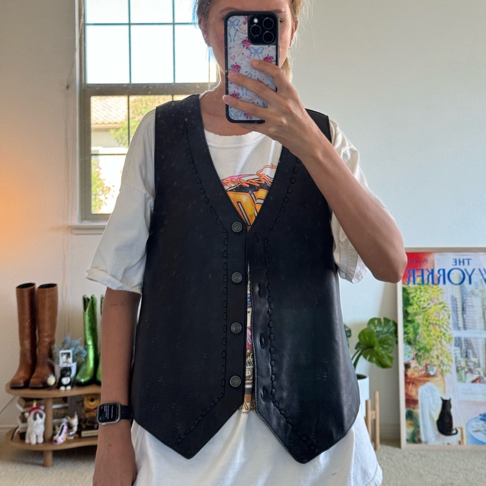 Leather Vest